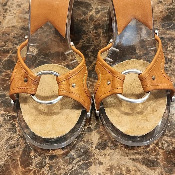 Michael Kors Lucite Slide Heels - Picture 6 of 7